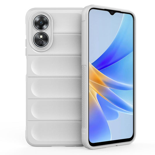 OPPO A17 4G Global Magic Shield TPU + Flannel Phone Case - Stylish, Durable, and Lightweight Protection