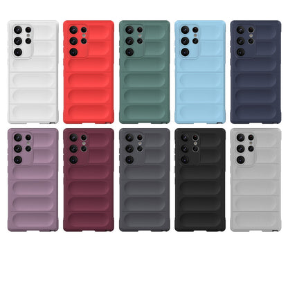 Samsung Galaxy S23 Ultra 5G Magic Shield TPU + Flannel Phone Case - Stylish, Durable, and Lightweight Protection