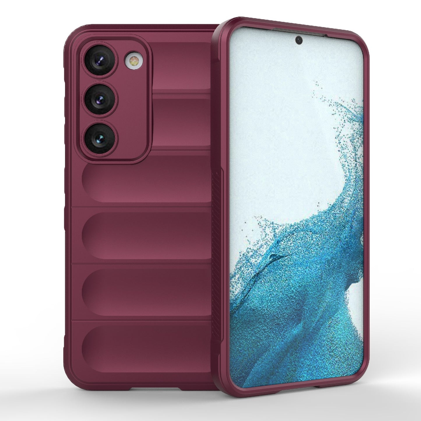 Samsung Galaxy S23 5G Magic Shield TPU + Flannel Phone Case - Stylish, Durable, and Lightweight Protection