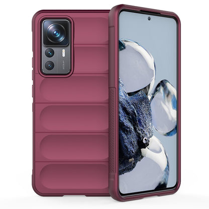 Xiaomi 12T Pro Magic Shield TPU + Flannel Phone Case - Stylish, Durable, and Lightweight Protection