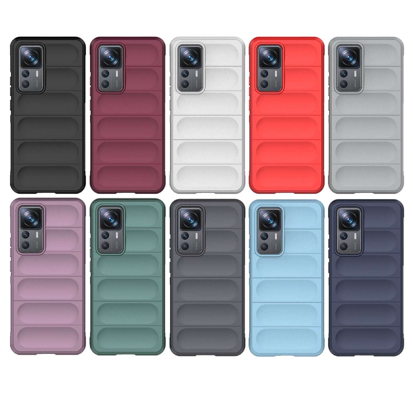 Xiaomi 12T Pro Magic Shield TPU + Flannel Phone Case - Stylish, Durable, and Lightweight Protection