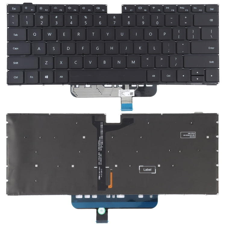 Huawei MateBook D14/D15 US Version Keyboard with Backlight - Replacement Part for Broken Keyboards