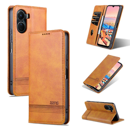 Vivo Y02s 4G/Y16 4G Leather Wallet Case with Card Holder & Magnetic Closure