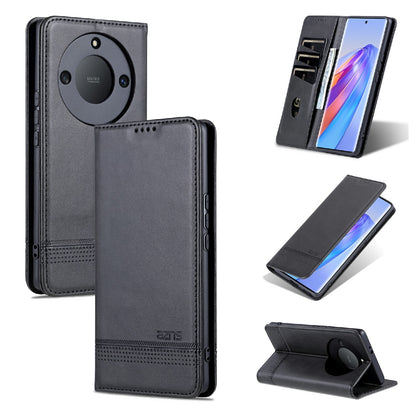 Honor X40 Leather Wallet Case with Card Holder & Magnetic Closure