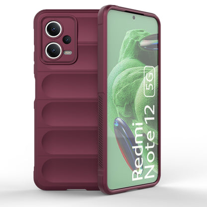 Xiaomi Redmi Note 12 5G Magic Shield TPU + Flannel Phone Case - Stylish, Durable, and Lightweight Protection