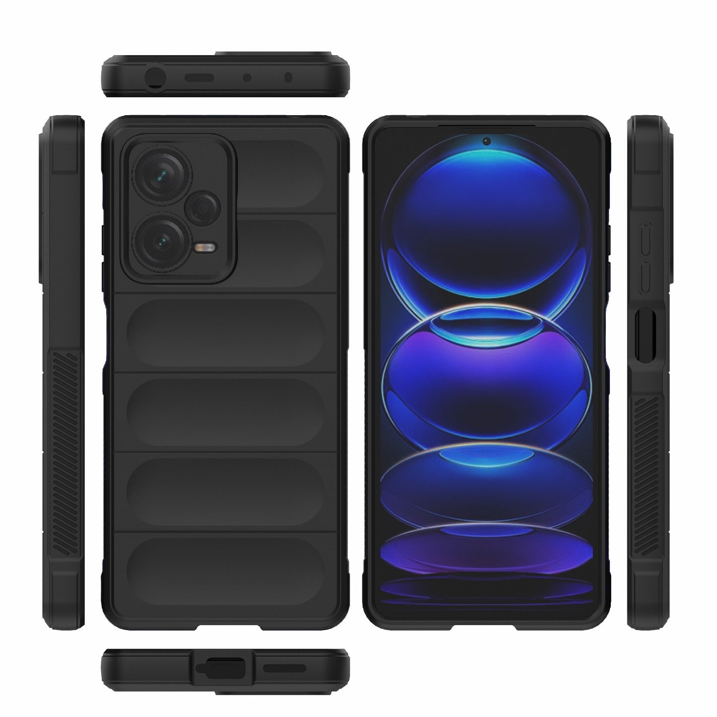 Xiaomi Redmi Note 12 Pro+ Magic Shield TPU + Flannel Phone Case - Stylish, Durable, and Lightweight Protection