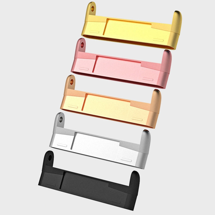 Rose Gold Stainless Steel Connector for Fitbit Versa 4, Versa 3 & Sense 2 - Easy to Replace, Durable Design