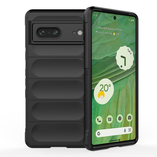 Google Pixel 7 Magic Shield TPU + Flannel Phone Case - Stylish, Durable, and Lightweight Protection