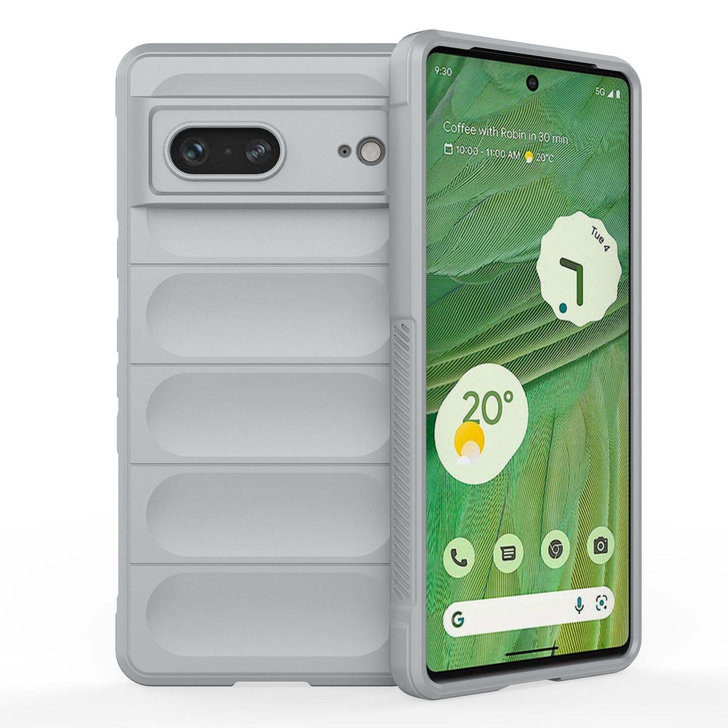 Google Pixel 7 Magic Shield TPU + Flannel Phone Case - Stylish, Durable, and Lightweight Protection