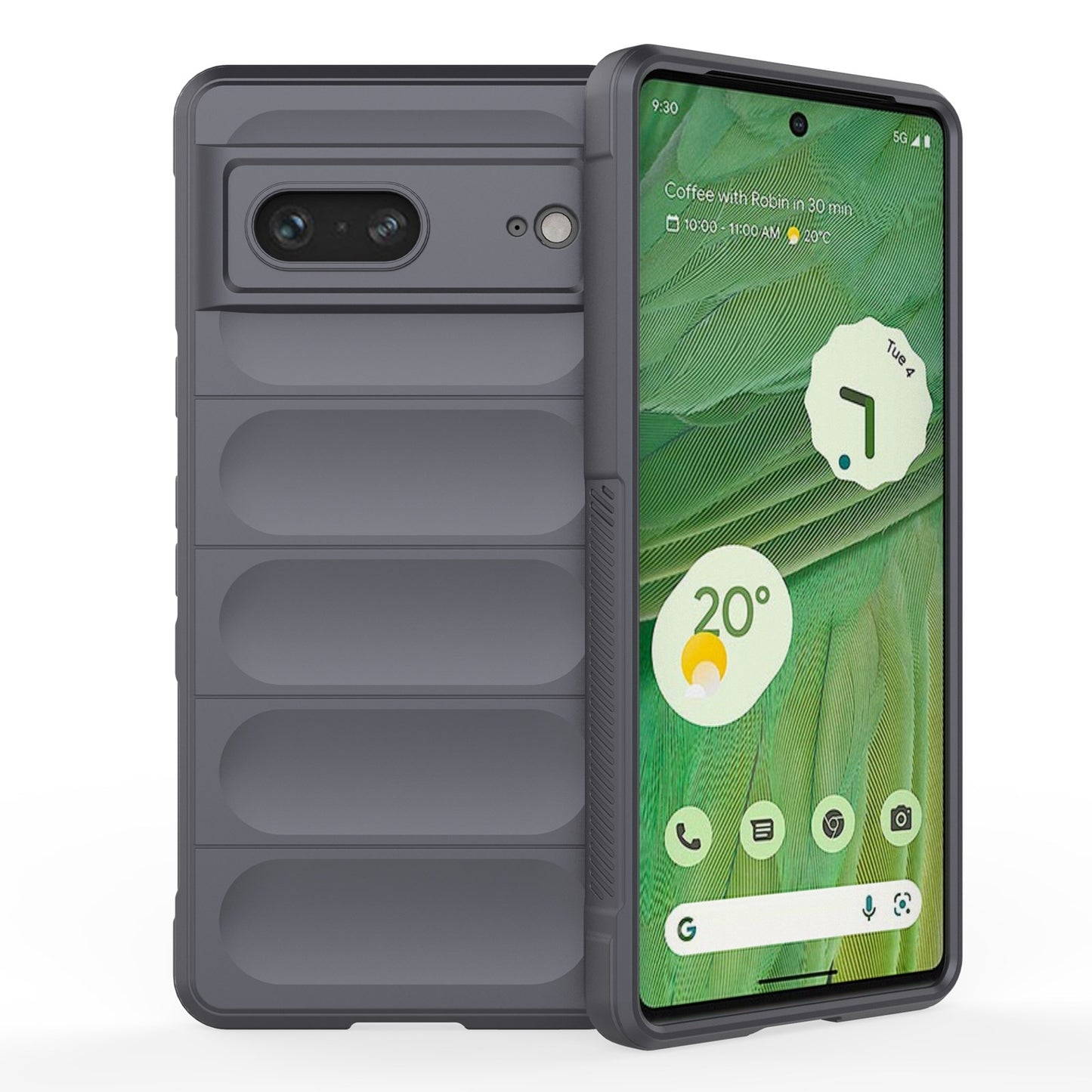 Google Pixel 7 Magic Shield TPU + Flannel Phone Case - Stylish, Durable, and Lightweight Protection