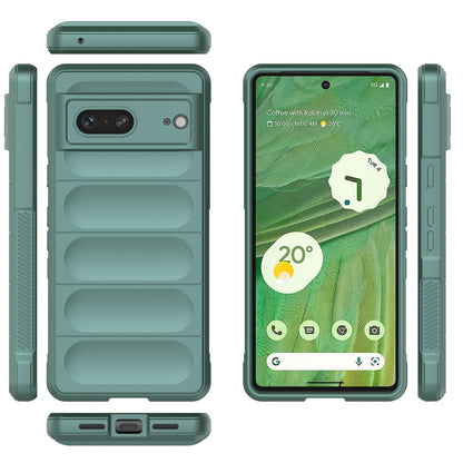 Google Pixel 7 Magic Shield TPU + Flannel Phone Case - Stylish, Durable, and Lightweight Protection