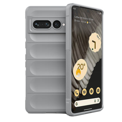 Google Pixel 7 Pro Magic Shield TPU + Flannel Phone Case - Stylish, Durable, and Lightweight Protection