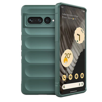 Google Pixel 7 Pro Magic Shield TPU + Flannel Phone Case - Stylish, Durable, and Lightweight Protection