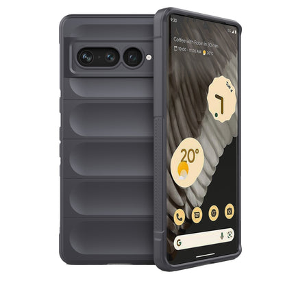 Google Pixel 7 Pro Magic Shield TPU + Flannel Phone Case - Stylish, Durable, and Lightweight Protection