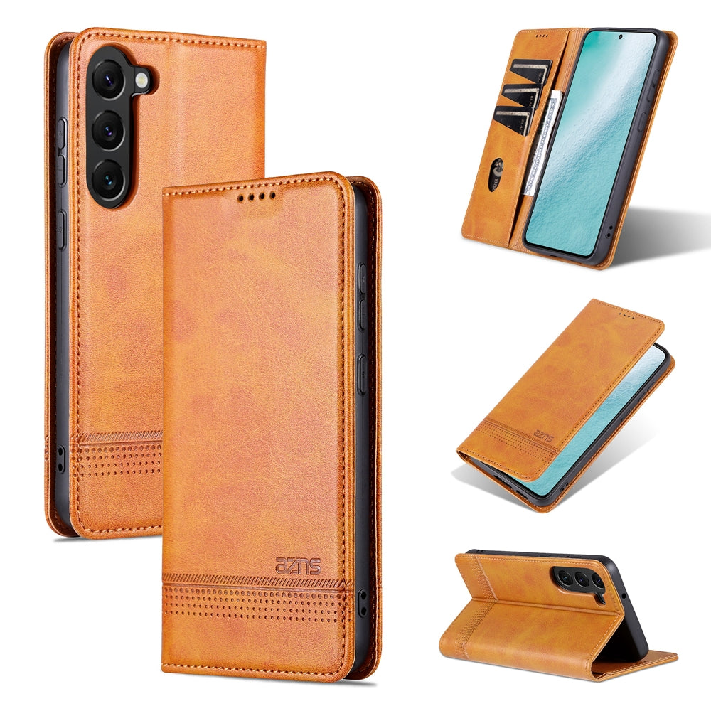 Samsung Galaxy S23 5G Leather Wallet Case with Card Holder & Magnetic Closure