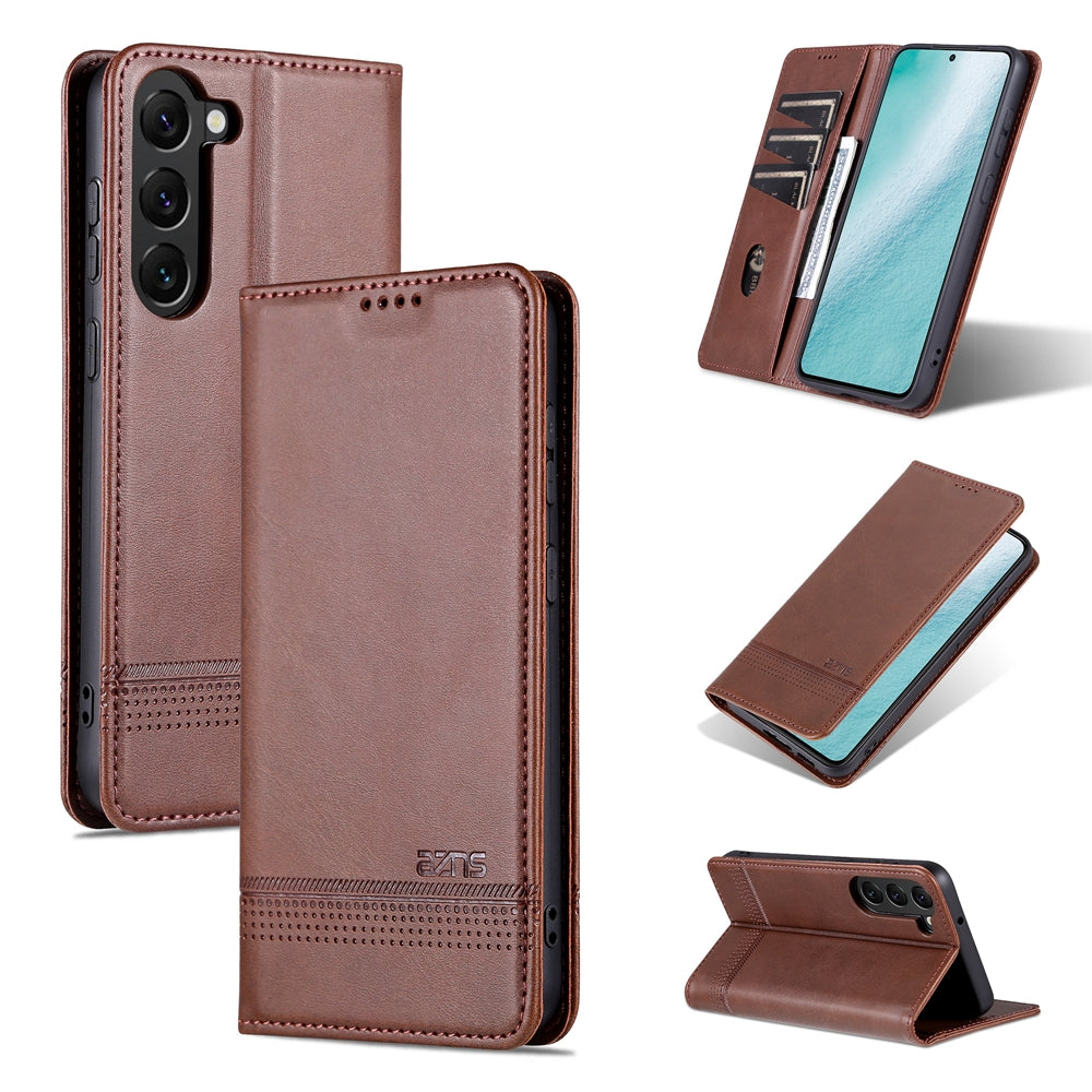 Samsung Galaxy S23+ 5G Leather Wallet Case with Card Holder & Magnetic Closure