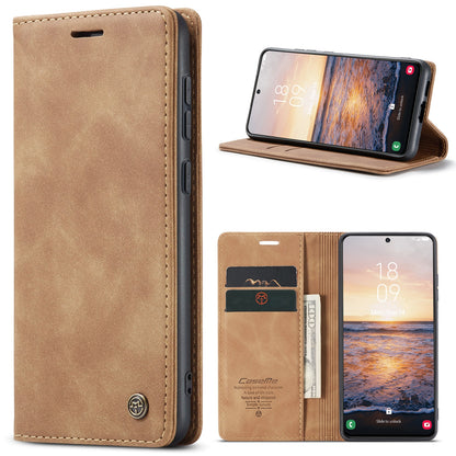 Samsung Galaxy S23 5G Leather Case - Horizontal Flip, Card Holder & Wallet, Luxurious Design