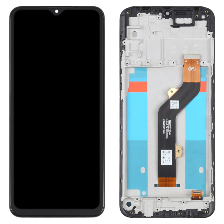 OEM Infinix Hot 9 Play X680 LCD Screen & Digitizer Full Assembly with Frame - Replacement Part