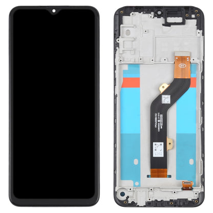 OEM Infinix Hot 9 Play X680 LCD Screen & Digitizer Full Assembly with Frame - Replacement Part