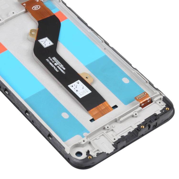 OEM Infinix Hot 9 Play X680 LCD Screen & Digitizer Full Assembly with Frame - Replacement Part