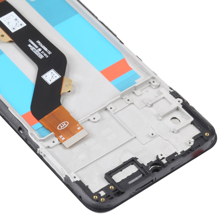 OEM Infinix Hot 9 Play X680 LCD Screen & Digitizer Full Assembly with Frame - Replacement Part