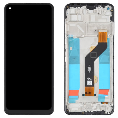 OEM Infinix Hot 10 X682B/X682C LCD Screen Digitizer Full Assembly with Frame - Replacement Part