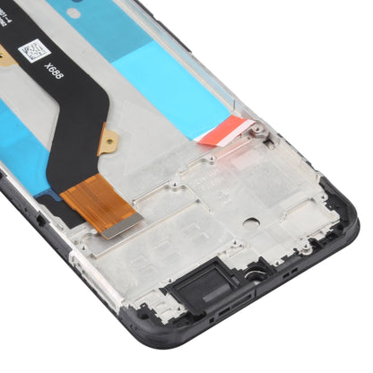 OEM LCD Screen Assembly for Tecno Spark 7P - Complete Digitizer with Frame, Replacement Touch Screen