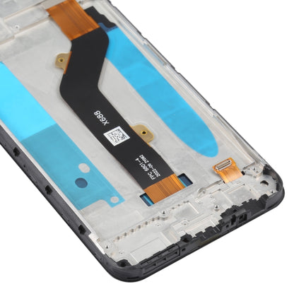 OEM LCD Screen Assembly for Tecno Spark 7P - Complete Digitizer with Frame, Replacement Touch Screen
