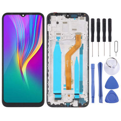 OEM LCD Screen & Digitizer Assembly with Frame for Infinix Smart 4 / 4C X653 - Replacement Part
