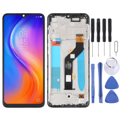 OEM LCD Screen & Digitizer Assembly with Frame for Tecno Spark 5 Air KD6a - Complete Replacement Solution