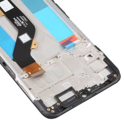 OEM LCD Screen & Digitizer Assembly with Frame for Tecno Spark 5 Air KD6a - Complete Replacement Solution