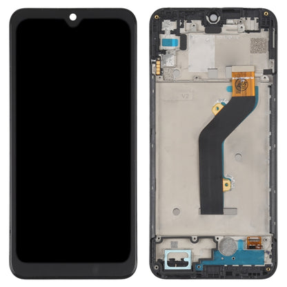 OEM LCD Screen Assembly with Frame for itel S15 - Replacement Digitizer Touch Screen