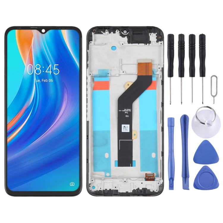OEM LCD Screen & Touch Digitizer Assembly with Frame for Tecno Spark 7 - Replacement Part