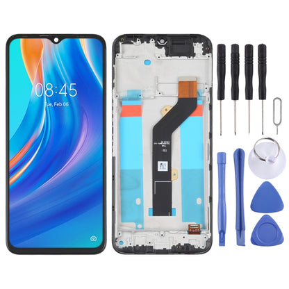 OEM LCD Screen & Touch Digitizer Assembly with Frame for Tecno Spark 7 - Replacement Part