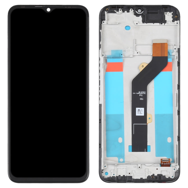 OEM LCD Screen & Touch Digitizer Assembly with Frame for Tecno Spark 7 - Replacement Part