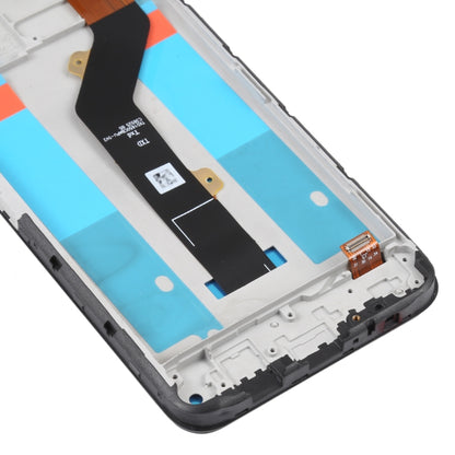 OEM LCD Screen & Touch Digitizer Assembly with Frame for Tecno Spark 7 - Replacement Part