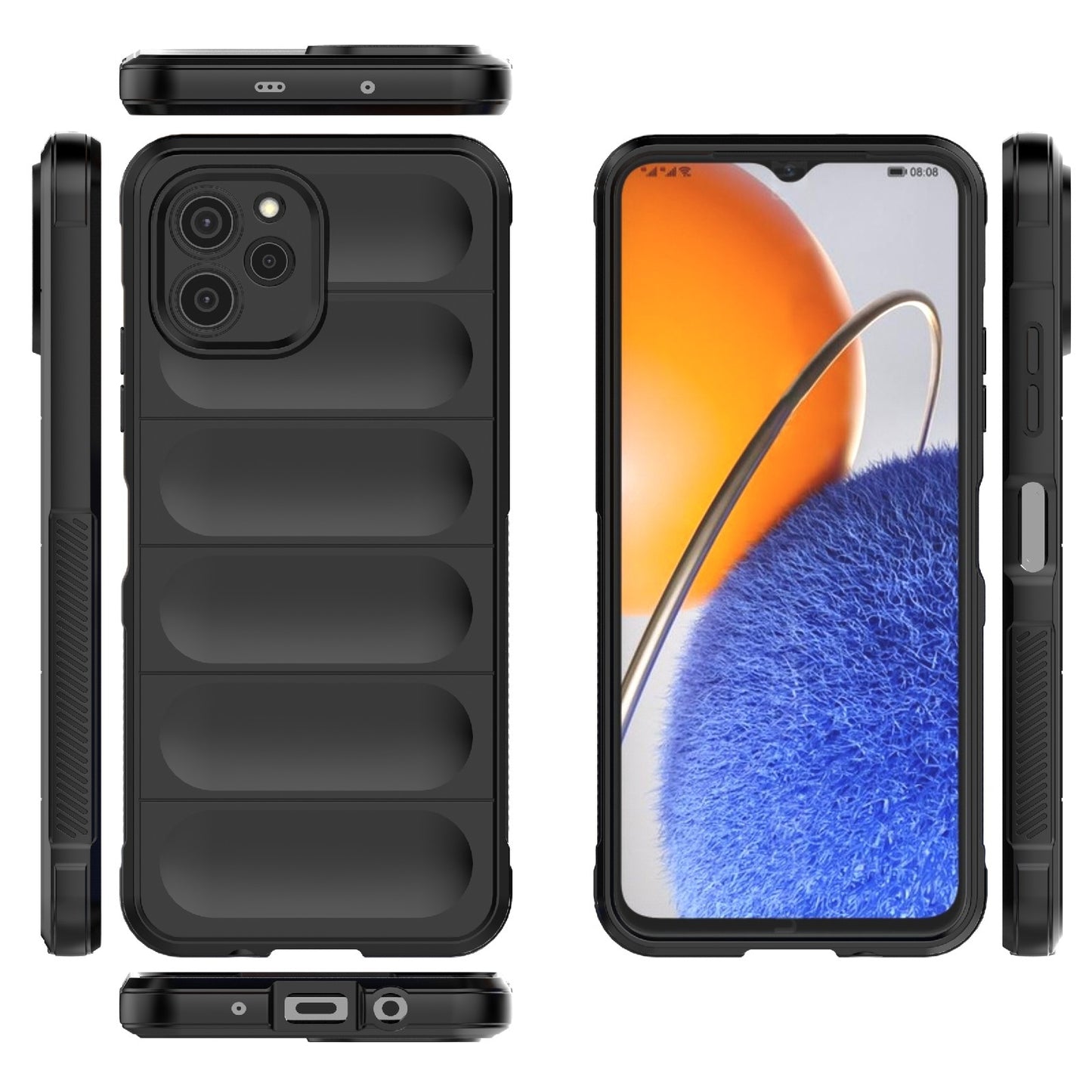 Huawei Nova Y61 Magic Shield TPU + Flannel Phone Case - Stylish, Durable, and Lightweight Protection