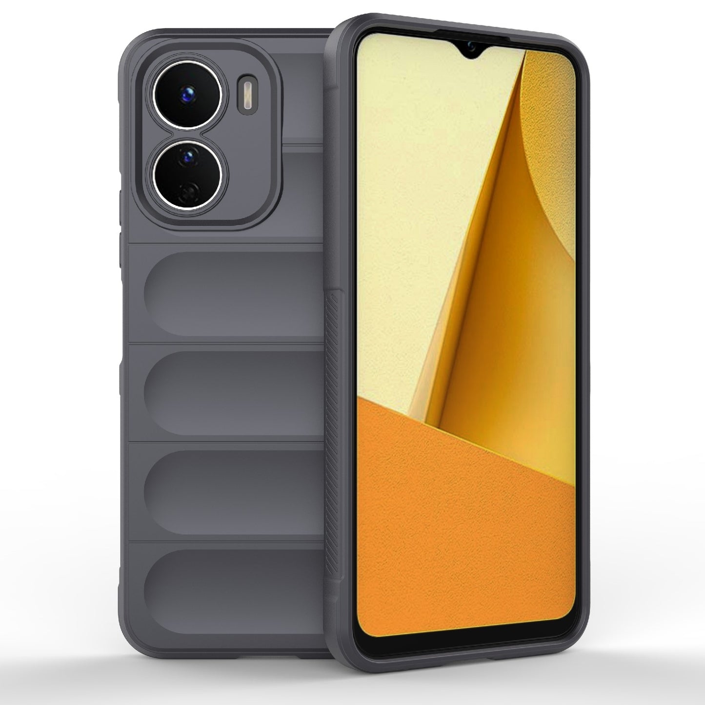 vivo Y16 4G Global Magic Shield TPU + Flannel Phone Case - Stylish, Durable, and Lightweight Protection