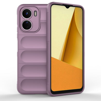 vivo Y16 4G Global Magic Shield TPU + Flannel Phone Case - Stylish, Durable, and Lightweight Protection