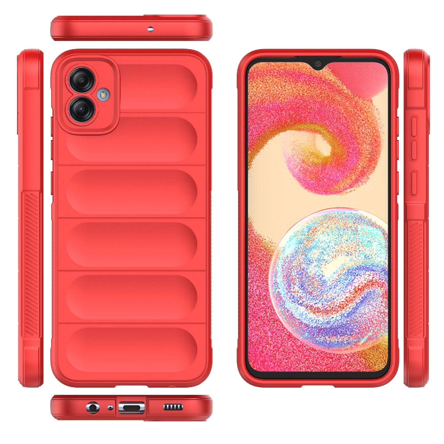 Samsung Galaxy A04e 4G Magic Shield TPU + Flannel Phone Case - Stylish, Durable, and Lightweight Protection