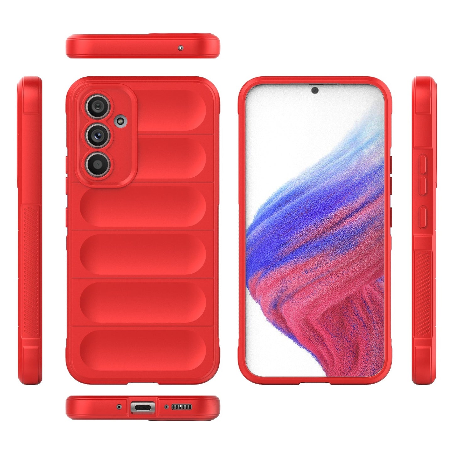 Samsung Galaxy A54 5G Magic Shield TPU + Flannel Phone Case - Stylish, Durable, and Lightweight Protection