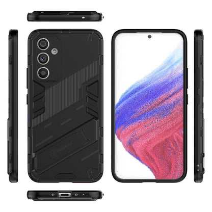 Samsung Galaxy A54 5G Shockproof Phone Case - Punk Armor 2-in-1 PC + TPU with Invisible Holder