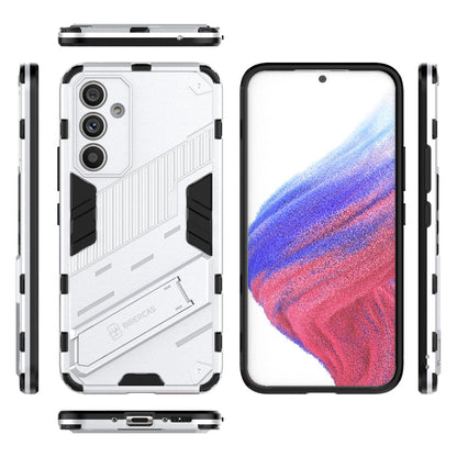 Samsung Galaxy A54 5G Shockproof Phone Case - Punk Armor 2-in-1 PC + TPU with Invisible Holder