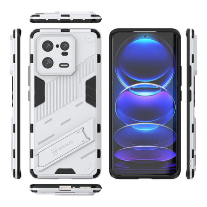 Xiaomi 13 Pro Shockproof Phone Case - Punk Armor 2-in-1 PC + TPU with Invisible Holder