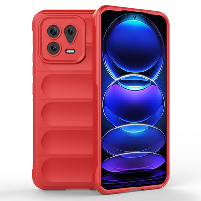 Xiaomi 13 Magic Shield TPU + Flannel Phone Case - Stylish, Durable, and Lightweight Protection