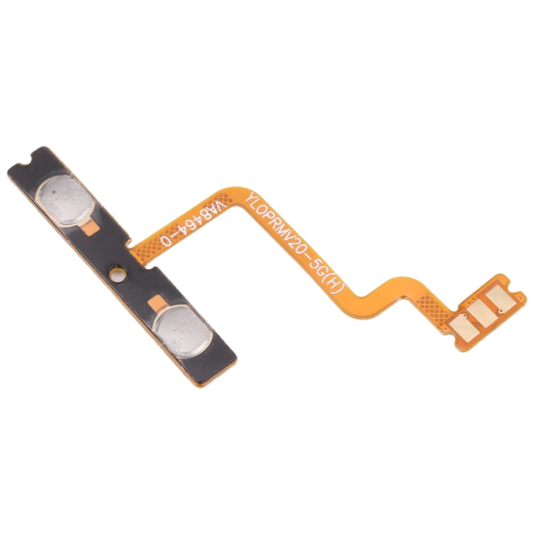 Realme V20 5G OEM Volume Button Flex Cable Replacement - Power Button Repair Part, Professional Installation Recommended