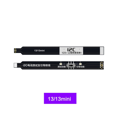 i2C Battery Boot Strap Test Flex Cable for iPhone 13 / 13 Mini - Dual Function with LED Guidance