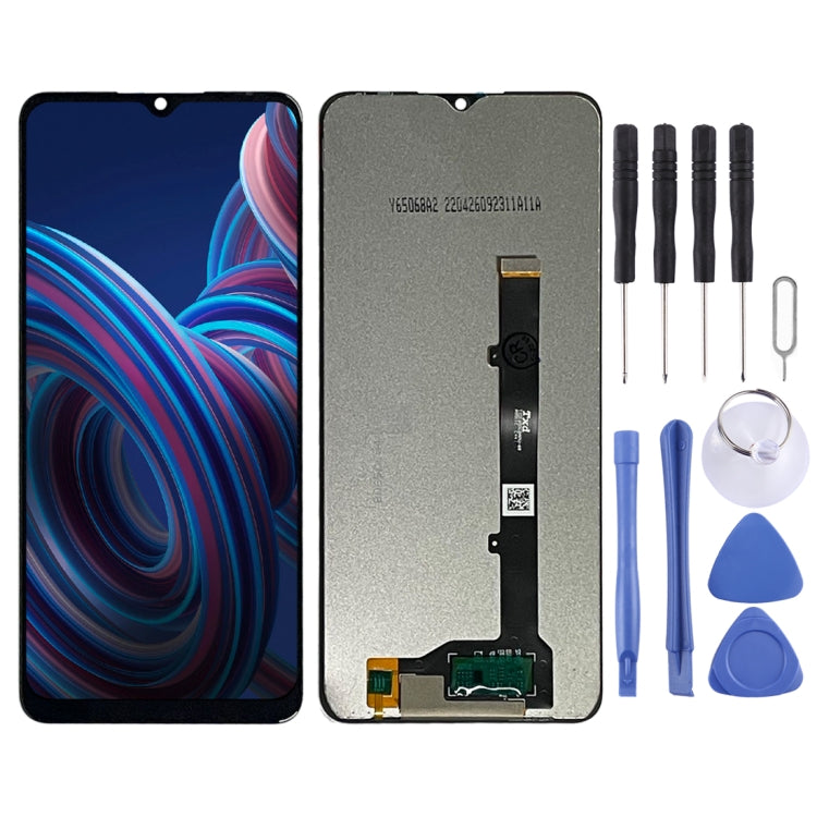 ZTE Blade A72 5G 7540N IPS LCD Screen with Digitizer Full Assembly (Black) - Replacement Touch Screen