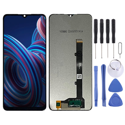 ZTE Blade A72 5G 7540N IPS LCD Screen with Digitizer Full Assembly (Black) - Replacement Touch Screen