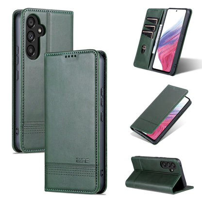 Samsung Galaxy A34 5G Leather Wallet Case with Card Holder & Magnetic Closure